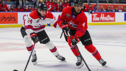 Matyas Sapovaliv fighting For Possesion