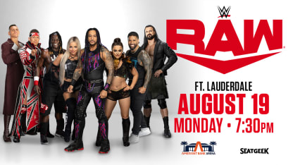 August 19: WWE Monday Night Raw