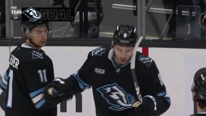 DET@UTA: Schmaltz scores PPG against John Gibson