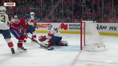 FLA@MTL: Texier marque un but contre Sergei Bobrovsky