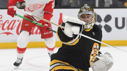 Swayman earns first shutout of season