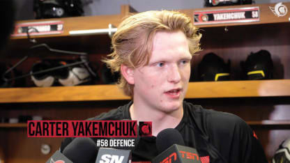 Carter Yakemchuk Pregame Availability vs BUF