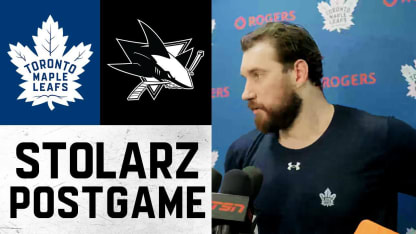 Anthony Stolarz | Post Game at San Jose Sharks