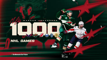 MINNESOTA WILD FORWARD MARCUS JOHANSSON SCHEDULED TO PLAY 1,000th NHL GAME TONIGHT 110925
