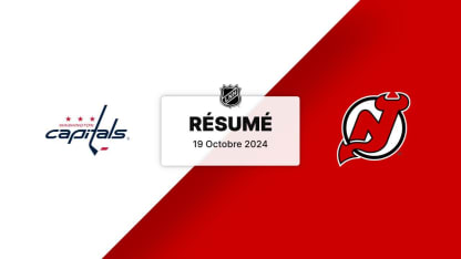 WSH vs NJD | Résumé 19/10/24