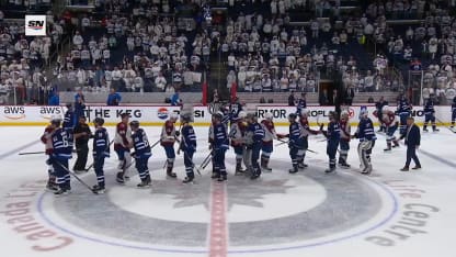 Avalanche, Jets shake hands