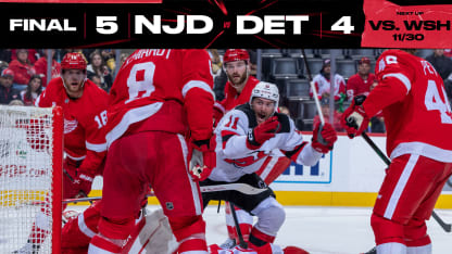 DEVILS AT RED WINGS 11/29/24 GAME STORY