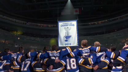Blues raise Cup banner to rafters