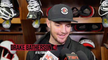 Drake Batherson Pregame Media vs DET