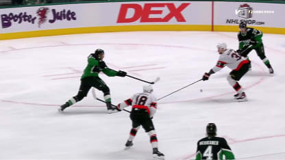 OTT@DAL: Robertson scores goal against Linus Ullmark