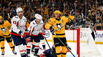 Sidney Crosby es colíder de goles tras triunfo de Penguins ante Capitals