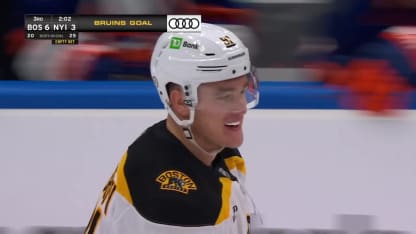 BOS@NYI: Zadorov scores empty-net goal