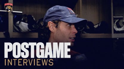 FLA at BOS: Verhaeghe (Postgame)