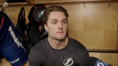 Mitchell Chaffee | Pregame vs Pittsburgh Penguins