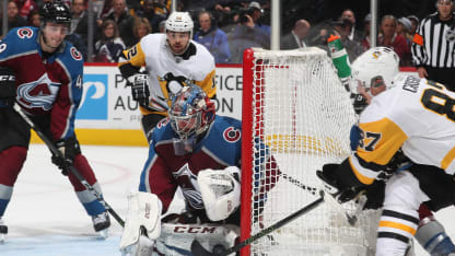 Philipp Grubauer Pittsburgh Penguins save 2018 November 28