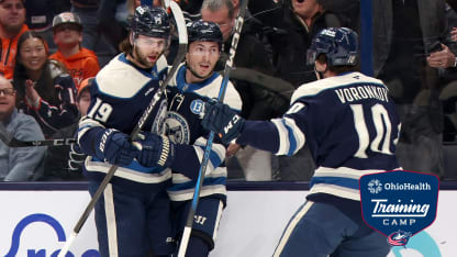 blue jackets young talent finding voice in locker room