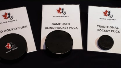 Canadian Blind Hockey at Fan Fair