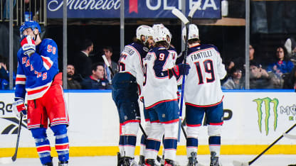 Fantilli tips in opening goal