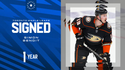Maple Leafs Sign Defenceman Simon Benoit