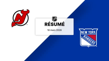 NJD vs NYR | Résumé | 18/03/2026