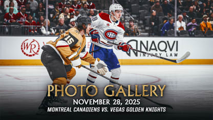 PHOTO GALLERY | Vegas Golden Knights vs. Montreal Canadiens | Nov. 28, 2025
