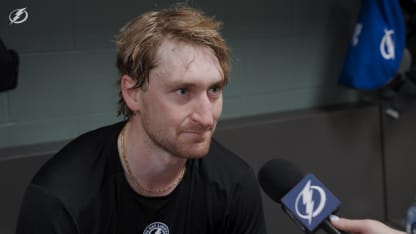 J.J. Moser | Pregame at Minnesota Wild