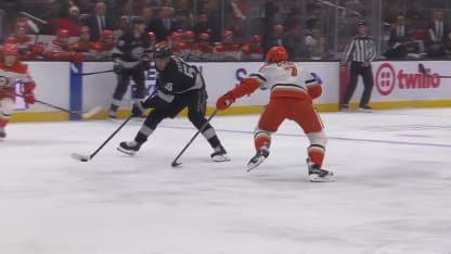 ANA@LAK: Doughty scores goal against Lukas Dostal