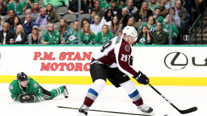 Nathan MacKinnon Dallas Stars Breakaway November 17, 2016