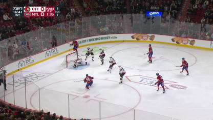 OTT@MTL: Ullmark with a great save against Zachary Bolduc