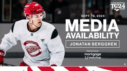 Jonatan Berggren Training Camp Media | Sept. 19, 2024 