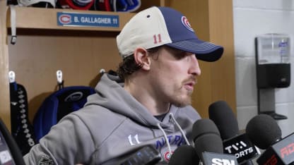 Après-match @ WSH : Gallagher