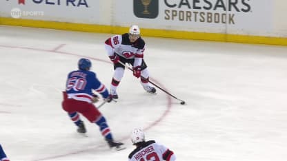 NJD@NYR: Brown scores PPG against Jonathan Quick