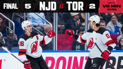 DEVILS AT MAPLE LEAFS 10/21/25 GAME STORY