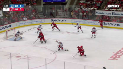 NYR@CAR: Shesterkin with a great save against Mike Reilly