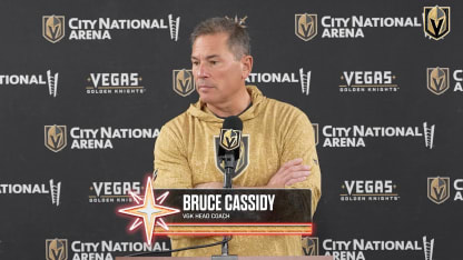 Bruce Cassidy antes del partido 2 de noviembre