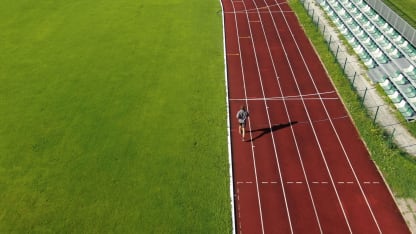 Kopitar Slovenia Running on Track