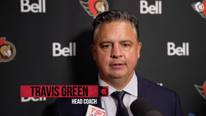 Disponibilité post-match de Travis Green contre Toronto