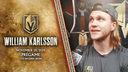 William Karlsson Pregame 11/29