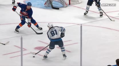 Manoeuvre rapide d'Ehlers près du filet