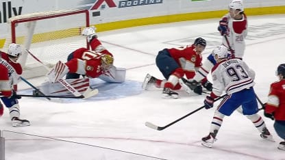 MTL@FLA: Tarasov with a great save against Cole Caufield