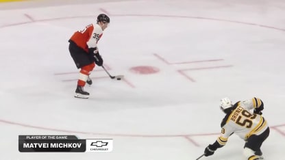 Michkov da triunfo a Flyers  en tiempo extra