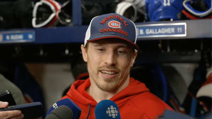 Après-match c. BOS : Gallagher