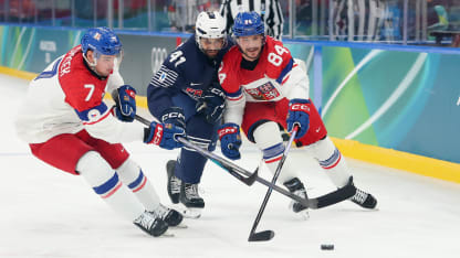 Bellemare FRA action vs CZE Feb 13
