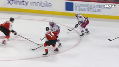NYR@PHI: Zibanejad scores PPG against Dan Vladar