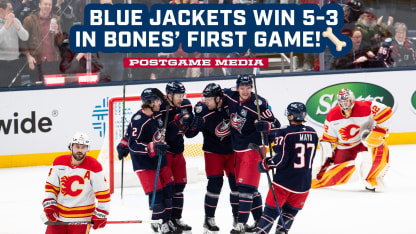 Bowness Leads the CBJ to a 5-3 Win! | Postgame Media