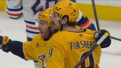 EDM@NSH: Forsberg scores PPG against Calvin Pickard