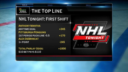 NHL Tonight: DraftKings - Top Line Parlay