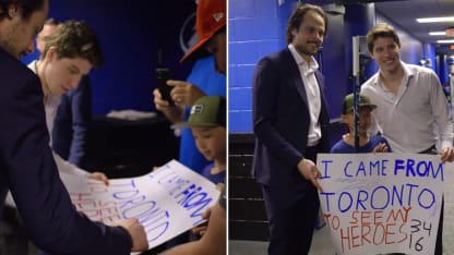 young fan sign mitch auston