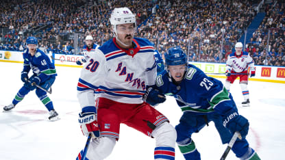 New York Rangers Vancouver Canucks game recap November 19