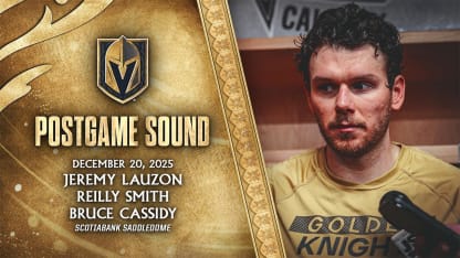 🎥 POSTGAME SOUND: Lauzon, Smith & Cassidy